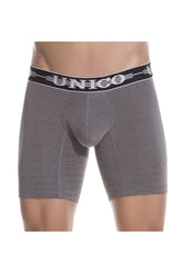 Unico 1802010021194 Boxershorts, einfarbig, grau